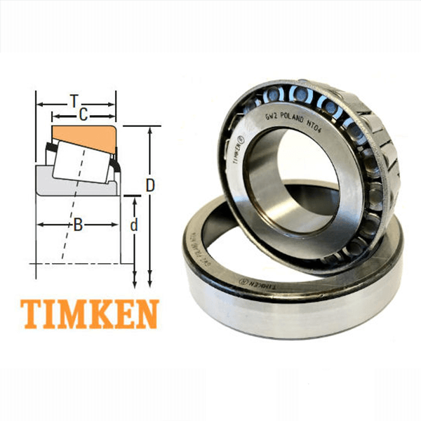 رولربیرینگ مخروطی Timken آمریکایی